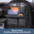 Car Seat Back Organizer Auto Back Seat Storage Bag with Foldable Table Tray Tablet Holder Tissue Box Car Accessories